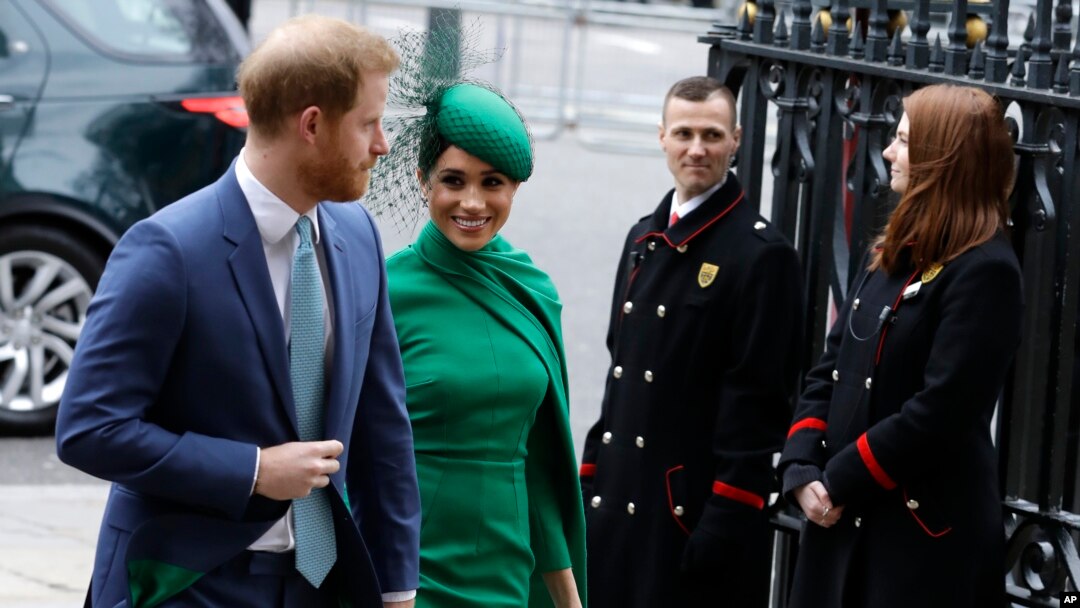 Pangeran Harry dan istrinya, Meghan, menghadiri upacara Hari Persemakmuran di Westminster Abbey, London, 9 Maret 2020. (Foto: AFP)