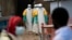 Le centre de traitement Ebola à Beni en RDC le 16 juillet 2019.