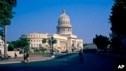 Foto sin fecha del Capitolio de Cuba en La Habana, sede de la legislatura.