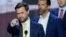 共和党副总统候选人、俄亥俄州参议员JD万斯(JD Vance)在密尔沃基举行的共和党全国代表大会上。(2024年7月16日)