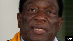 Umongameli Emmerson Mnangagwa.