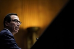 FILE - U.S. Treasury Secretary Steven Mnuchin.