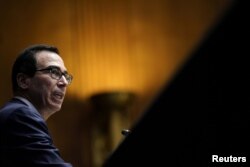 FILE - U.S. Treasury Secretary Steven Mnuchin.