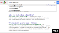 توافق ایران یکی از دو پرسش مهم کاربران در موتور جستجوی گوگل بود. 