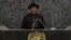 Nigeria's President Goodluck Jonathan addresses the 68th United Nations General Assembly, September 24, 2013.