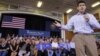 Republican vice-presidential candidate US Congressman Paul Ryan speaks to supporters in Dover, New Hampshire (file photo).