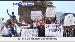 Mexico: Biểu tình phản đối chuyến thăm của ông Trump (VOA60)