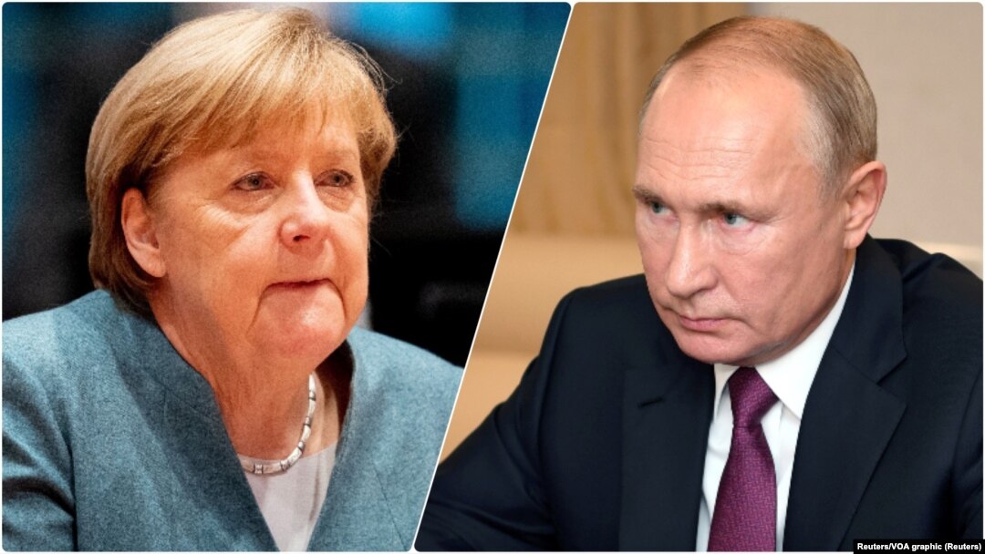 Nemačka kancelarka Angela Merkel i predsednik Rusije Vladimir Putin različito su reagovali na vesti o pobedniku predsedničkih izbora u Americi. (Foto: Reuters)