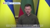 VOA60 World - Zelenskyy: Russia has started a counter-offensive in Kursk region