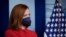 La portavoz de la Casa Blanca, Jen Psaki, en rueda de prensa, el 18 de marzo de 2021.