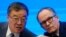 China, Wuhan, Peter Ben Embarek, a member of the World Health Organization, and Liang Wannian head of expert panel on COVID-19 response at China's National Health Commission