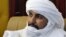 Alghabass Ag Intalla, leader of the Ansar Dine delegation, attends a meeting with Tuareg leaders and lead negotiator Burkina Faso President Blaise Compaore, on November 16, 2012 in Ouagadougou. 
