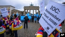 Germany China Protest