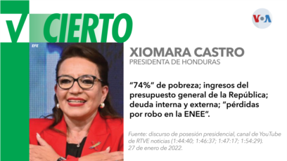 Verificado Xiomara Castro Cierto