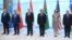 C5+1 representatives are pictured after a meeting, in Tashkent, Uzbekistan, July 16, 2021. (president.uz)