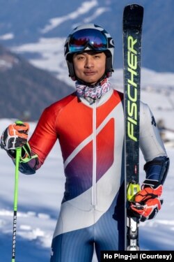 Ho Ping-jui, a skier from Taiwan. (Courtesy: Ho Ping-jui)