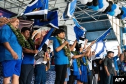 El expresidente boliviano (2006-2019) Evo Morales participa en el décimo congreso del partido Movimiento Al Socialismo (MAS) en la localidad de Lauca Ñ, Bolivia, el 4 de octubre de 2023.