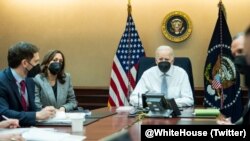 President Biden, Vice President Harris observe the counterterrorism operation responsible for removing from the battlefield Abu Ibrahim al-Hashimi al-Qurayshi