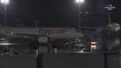 Ուշ երեկոյան Ստամբուլի Սաբիհա Գյոքչենի միջազգային օդանավակայանից Երևան մեկնող թուրքական Pegasus Airlines ավիաընկերության չվերթը 