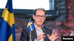 توبیاس بیلستروم، وزیر امور خارجه سوئد. (آرشیو)