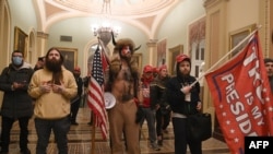 Supporters of President Donald Trump enter the U.S. Capitol, Jan. 6, 2021, in Washington, D.C.