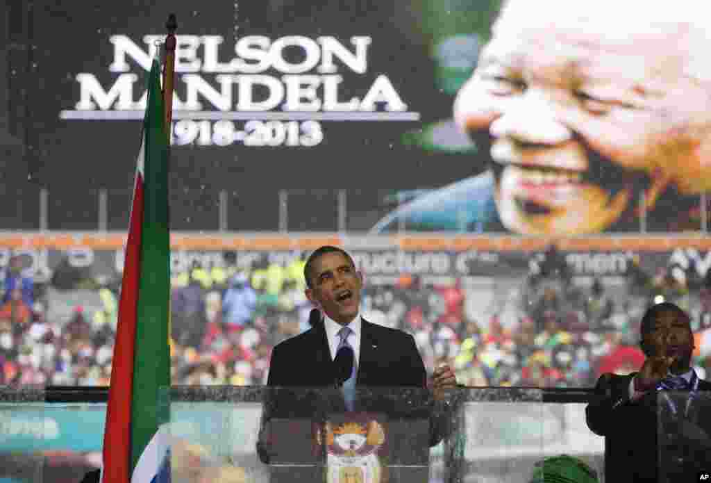 South Africa Obama Mandela