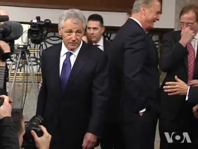 Hagel's Future at Pentagon Clouded by Stormy Senate Hearing