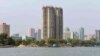 FILE - View from the Taedong River of the construction of apartment buildings for faculty members of Kim Ch'aek University of Technology in this undated photo released by North Korea's Korean Central News Agency (KCNA) in Pyongyang, May 21, 2014. 