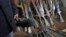 Arms, confiscated from the Garda World private security company, are shown to media in Kabul, Afghanistan, January 5, 2012.