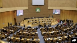 African heads of state attend the 35th Ordinary Session of the African Union (AU) Assembly in Addis Ababa, Ethiopia, Feb. 5, 2022.