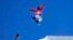 Japan's Kaito Hamada catches air on the slopestyle course ahead of the 2022 Winter Olympics, Feb. 2, 2022, in Zhangjiakou, China. 