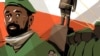 Promo illustration for the "By the Numbers: Coups in Africa" project.