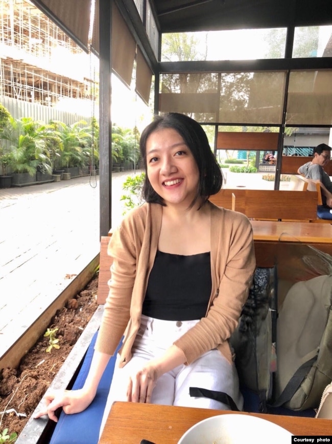 Clarina Az Zahra Noor, penyandang cerebral palsy, mengikuti lokakarya pembinaan karir yang diselenggarakan oleh Kerjabilitas.com (Courtesy: Clarina Az Zahra Noor)