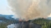 FILE - In this image released by the Ontario Ministry of Natural Resources and Forestry, the Chapleau 3 wildfire burns near the township of Chapleau, Ontario, on Sunday, June 4, 2023. 