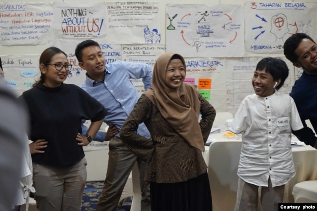 Kerjabilitas juga bekerja sama dengan Balai Latih Kerja dari Kementerian Ketenagakerjaan untuk mengasah keahlian dan kesiapan kerja talenta difabel (Courtesy: Kerjabilitas.com)