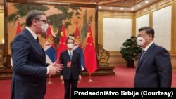 Predsednik Srbije Aleksandar Vučić i predsendik Kine Ši Đinping u Pekingu (foto: Predsedništvo Srbije)