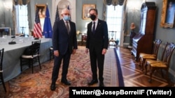 Susret Borrella i Blinkena u Washingtonu (Foto: Twitter/@JosepBorrellF)