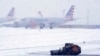 В США из-за зимнего шторма растeт число отмененных рейсов