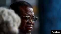 FILE PHOTO: Namibian President Hage Geingob