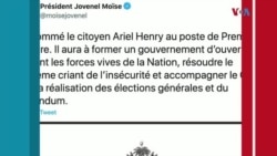 Ayiti: Prezidan Jovenel Moise nonmen Doktè Ariel Henri kòm Premye Minis.