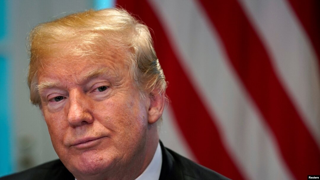 Presiden Amerika Serikat, Donald Trump di Gedung Putih, Washington DC, 16 Mei 2018. 