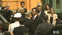 Lễ đón Tổng thống Trump tại Phủ Chủ tịch