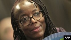 L’écrivaine zimbabwéenne Tsitsi Dangarembga à la foire du livre de Francfort en Allemagne, le 12 octobre 2018.