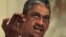 Sri Lanka's former army chief Sarath Fonseka gestures while speaking during a media briefing in Colombo, Sri Lanka, June 14, 2012.