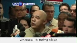 Thị trưởng thủ đô Venezuela bị bắt vì 'âm mưu đảo chính' (VOA60)