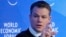 U.S. actor Matt Damon gestures as he speaks at the World Economic Forum in Davos, Switzerland, Jan. 17, 2017. 