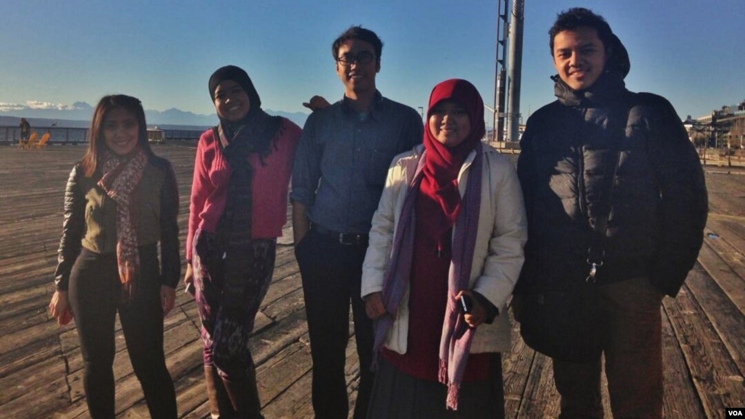 Lima pengusaha muda Indonesia yang mengikuti pelatihan bisnis Project Catalyst di Seattle, Washington bulan November 2014 lalu (foto: courtesy).