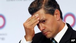 El presidente de México, Enrique Peña Nieto, está en Washington para una visita oficial de dos días.