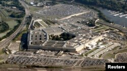 Le Pentagone vu du ciel à Arlington, Virginie aux Etats-Unis, le 31 août 2010.