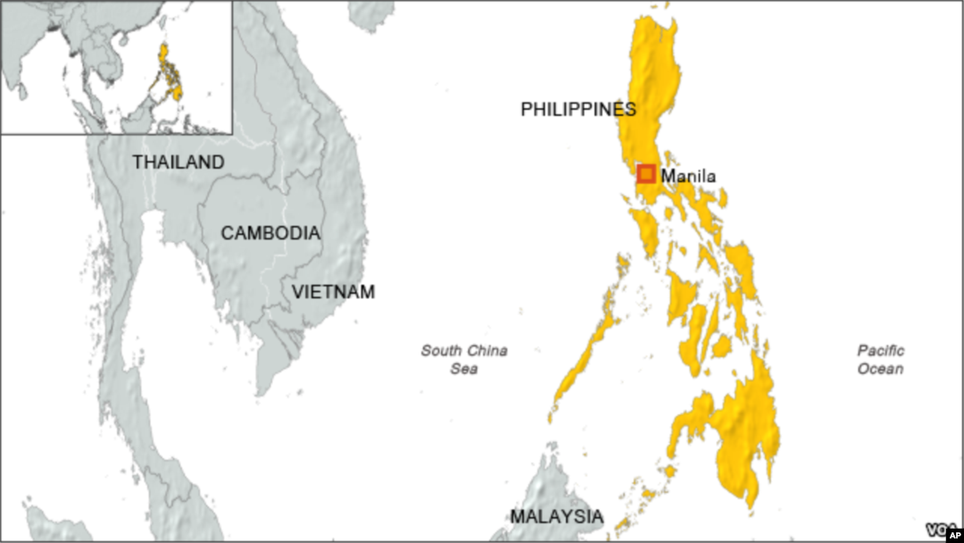Bản đồ Philippines.